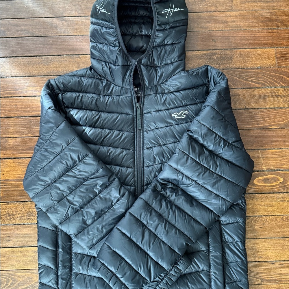Hollister Black Puffer Jacket